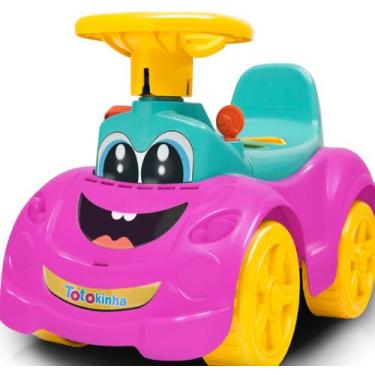 Imagem de Totokinha Triciclo Menina Andador Sport Motoca Rosa Infantil Bebe - Ca