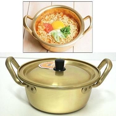 Imagem de Pote de macarrão coreano/Pote de alumínio Ramyun de canela quente 16 cm / Pote quente tradicional