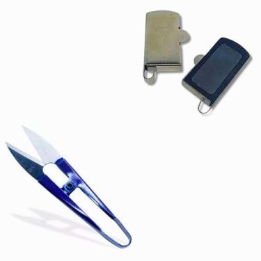 Imagem de Kit Tesoura De Arremate 10,6 Cm S-701 BER Mais Guia Magnético Grande p