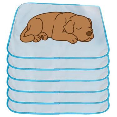 Imagem de 6 Caminhas para Cães e Gatos Dobrável 200 Lavagens 70x50 Branco com Bo