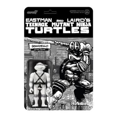 Imagem de Super7 Teenage Mutant Ninja Turtles Donatello (Comic Grayscale) - 3.75" TMNT Action Figure with Accessories Classic Cartoon Collectibles