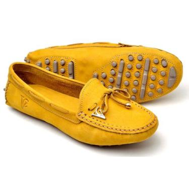 Imagem de Sapato Sapatilha Mocassim Rasteirinha Feminina Couro Conforto Qualidad