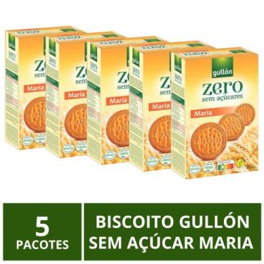 Imagem de Biscoito Gullón Sem Açúcar, Maria, 5 Pacotes de 400g