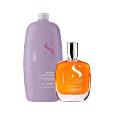 Imagem de Kit Alfaparf SDLSmooth Smoothing - Sh 1000ml + Óleo 100ml - ALFAPARF M