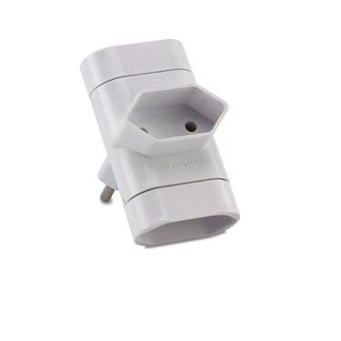 Imagem de Multiplicador de Tomadas 2P 10A Nacional - Mais Prático! 2pç