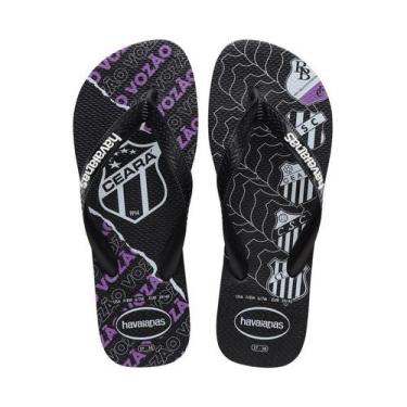 Imagem de Chinelo Havaianas Top Times Ceara - Preto, Preto, 37/38