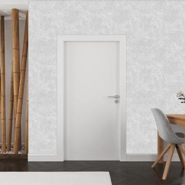 Imagem de Papel de Parede Textura Guinevere Cinza Claro - Rolo com 10 Metros  Re