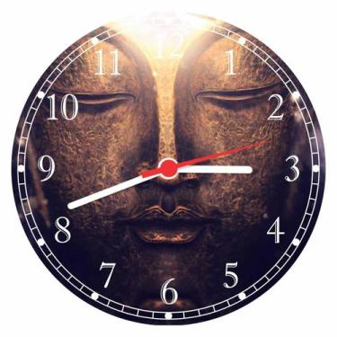 Imagem de Relógio De Parede Budismo Buda Meditação Chácras - Vital Quadros