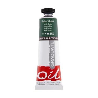 Imagem de Tinta Óleo Graduate 38ml Verde Hooker 352 Daler Rowney, 352 - HOOKERS 