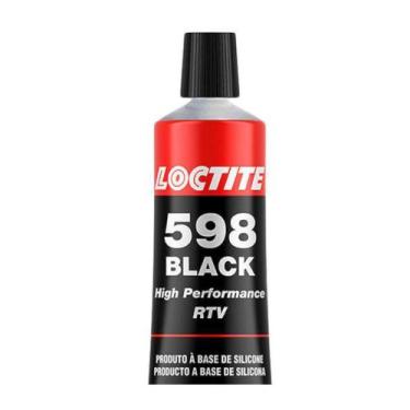 Imagem de Adesivo Silicone Neutro Black 85 gramas 598 LOCTITE