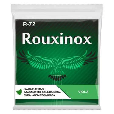 Imagem de Jogo De Cordas Rouxinol Viola Caipira R-72 Linha Econômica Rouxinox