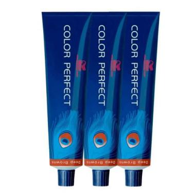 Imagem de Color Perfect Coloração 3x 7/7 Louro Médio - Wella, UNICA