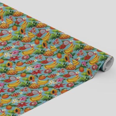 Imagem de Tecido Oxford Estampado Frutas e Flores - 1,40m - Core Decore