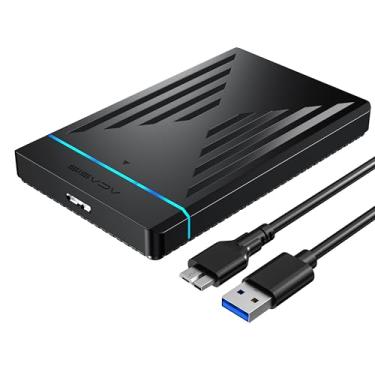Imagem de ACASIS Gabinete de Disco Rígido Externo de 2,5 "Usb 3.0 para Adaptador Sata Iii Suporta 2,5" Ssd e Hdd 9,5 Mm 7 Mm Caixa de Disco Rígido com Uasp Compatível com Wd Seagate Toshiba Samsung Hitachi