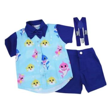 Imagem de Conjunto Infantil Masculino Baby Shark - Modelo 1 - Photok,  6