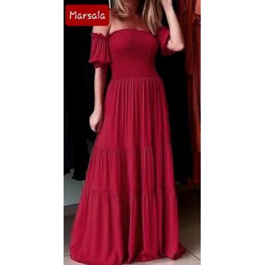 Imagem de Vestido Longo Ciganinha Lastex Chá revelação Praia Pré wedding Anivers