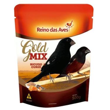 Imagem de Mistura de Sementes Reino das Aves - Gold Mix Bicudo e Curió 500g