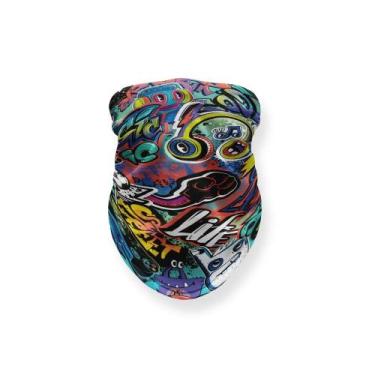 Imagem de Bandana Masculina Ciclismo Balaclava Corrida Pesca Tubular Colorida - 