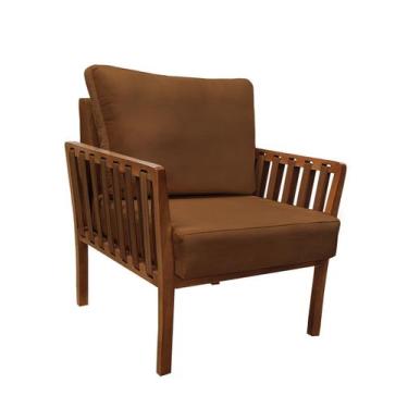 Imagem de Poltrona decorativa luxo  califórnia dora bela, 0120