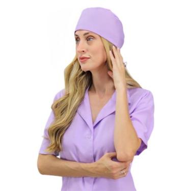 Imagem de 2 Toucas Unissex Bandana Mia Lilás - Gardenia Jalecos