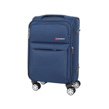Imagem de Mala De Bordo Viagem Mão 10kg 55x35x25 Travelux Geneva II P, Azul