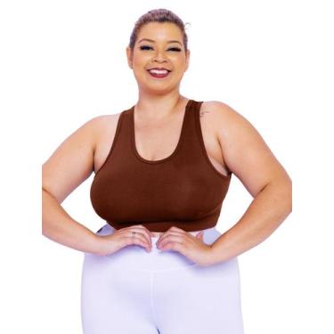 Imagem de Top Plus Size Essencial Fitness Nadador Super Confortável Fitness - WO