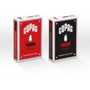 Imagem de Baralho Pinguim Cartão Couchê 305G - Caixa com 12 Baralhos - Copag