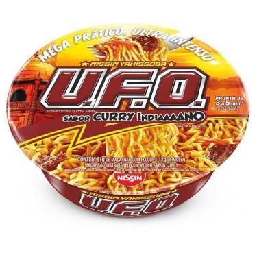 Imagem de Macarrão Nissin Yakissoba Ufo Curry Indiano 96g