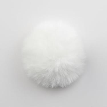 Imagem de LEFXMOPHY Para-brisas peludo para transmissor Hollyland Lark M2, microfone branco peludo