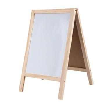 Imagem de Generic Dupla face quadro branco dobrável escrita cavalete decoração portátil versátil placa de memorando para casamento propaganda café, 25cmx40cm