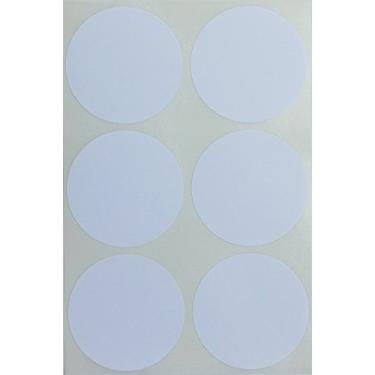 Imagem de Adesivos grandes de bolinhas brancas de 5 cm para armazenamento e identificação de 50 mm - pacote com 540, etiquetas circulares adesivas permanentes por Royal Green