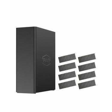 Imagem de TERRAMASTER Armazenamento NAS SSD F8 – 8Bay All SSD NAS Server N95 CPU QuadCore, 8GB DDR5 RAM, porta 10GbE, armazenamento conectado à rede potente do tamanho da palma da mão (sem disco)