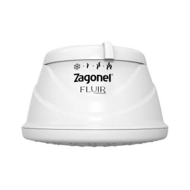 Imagem de Chuveiro Ducha Zagonel Fluir 4 Temperaturas Branco, 110V