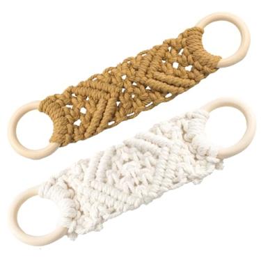 Imagem de Anel de suporte de toalha de macramê