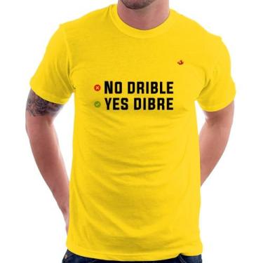 Imagem de Camiseta No drible, yes dibre - Foca na Moda, Amarelo, P
