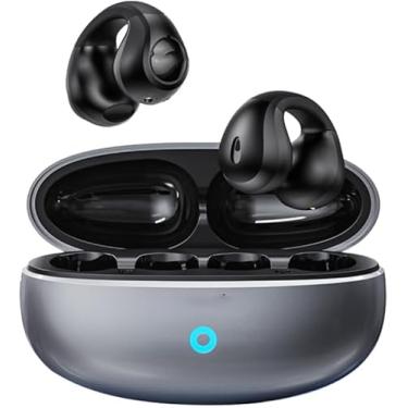 Imagem de Fone de Ouvido condução óssea com clipe de orelha Esportivo Bluetooth Sem Fio V5.3 HiFi Estéreo Cancelamento De Ruído XT83II Preto