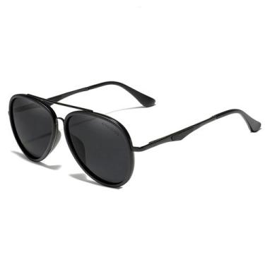 Imagem de  Óculos de Sol Masculino Clássico Piloto Polarizado com Proteção Uv400