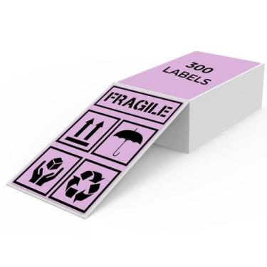 Imagem de Etiquetas Térmicas YIKIADA - 300 Unidades - 7,6 x 12,7 cm - Impermeáve