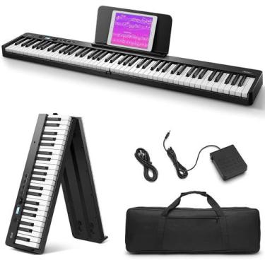 Imagem de Piano Digital Eastar EP-10 - 88 Teclas Dobrável com Bluetooth