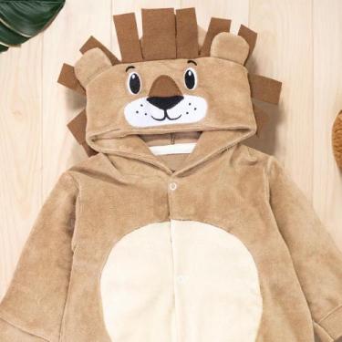 Imagem de Macacão Plush com Capuz Bordado de Bichinho - Conforto, Fofura e Estil