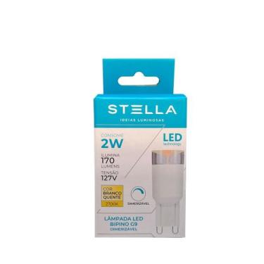 Imagem de Lâmpada de Led Halopin Dimerizável 2W 2700K 120 G9 127V - Stella - STH