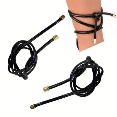 Imagem de cordinha para amarração tornozeleira 1 m scarpin sandalia - Feminy Cal