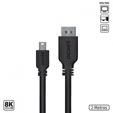 Imagem de Cabo mini displayport macho para displayport macho v.1.2 28awg puro co