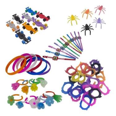 Imagem de 160 Mini Brinquedos Sacolinha Lembrancinha Atacado Infantil - Mundo Da