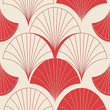 Imagem de Papel De Parede 3m Adesivo Lavável Leque Japonês
