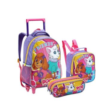 Imagem de Kit Escolar Infantil Dog Heroes Friends 16 - Seanite