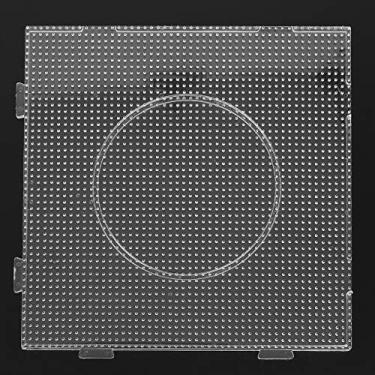 Imagem de Modelo de Pegboard Geo Transparente Toys para Crianças para Contas de 2,6 Mm Contas de 2,6 Mm Diy Contas de Punção Diy Kids Brinquedos de Materi Dibads de 2,6 Mm de Materiais de Materiais Alimentos (Sifang pequeno) (Pouco amor) (Pequeno hexágono) (Pequena forma redonda) (Big Four)