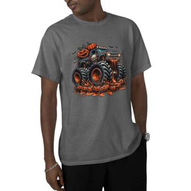 Imagem de Camiseta Masculina Algodão Premium Street Estampa Monster Truck Carro 