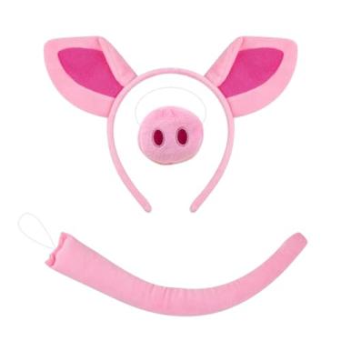 Imagem de Kirei Sui Fantasia infantil de porco rosa choque