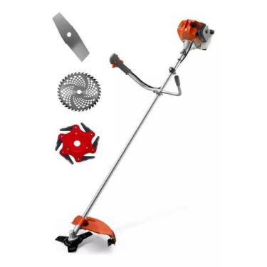 Imagem de Roçadeira Profissional 52cc Mais Potente + Discos - itblue